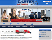 Tablet Screenshot of lanterdist.com